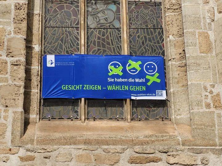 Banner Blasiikirche Nordhausen | Foto: Kirchenkreis Südharz Banner Blasiikirche Nordhausen | Foto: Kirchenkreis Südharz