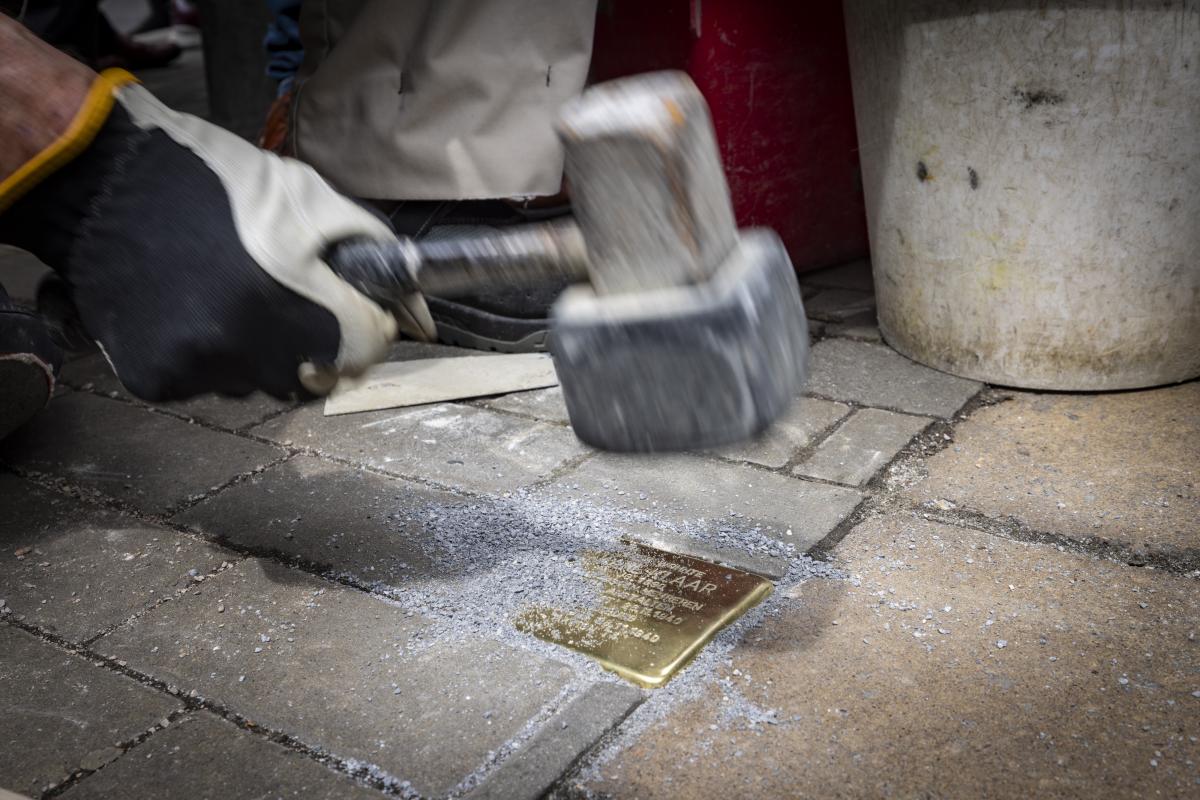 Stolperstein-Verlegung Stolperstein-Verlegung